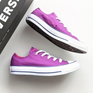 Converse Chuck Taylor All Star OX Icon Violet Purple Pink Women's 5.5